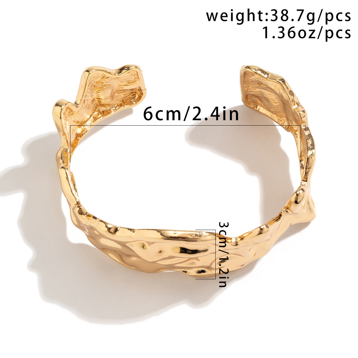 Wholesale Special Shaped Irregular Liquid Metal Necklace Bracelet